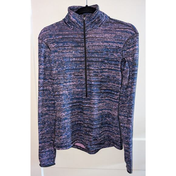 Nike Pro Hyperwarm Static Sweatshirt Size Small Half Zip Multicolor - Picture 2 of 5